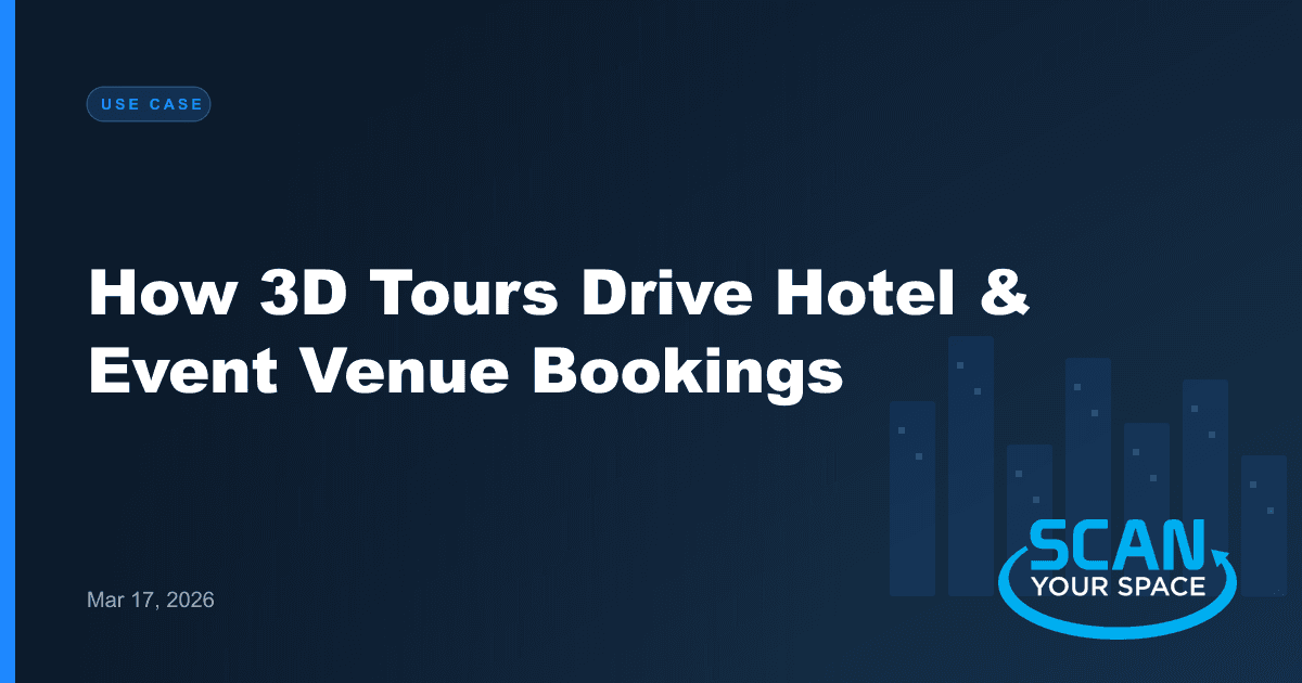 How 3D Tours Drive Hotel & Event Venue Bookings