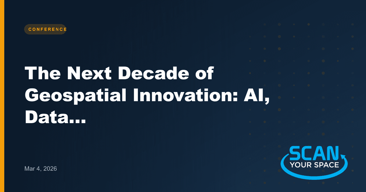 The Next Decade of Geospatial Innovation: AI, Data Integration, and the Workforce Gap — Geo Week 2026, Denver
